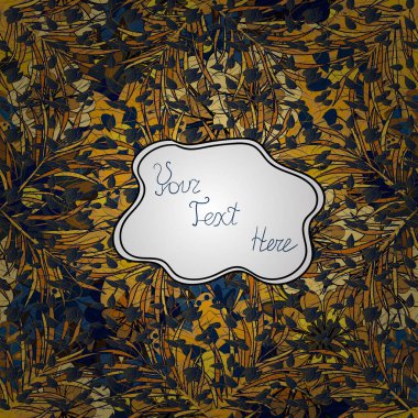 Seamless.Vector resimde. Doğa tasarım öğeleri kümesi. Yaz ve sonbahar yaprakları dekorasyon için. Kenarlıklar sonbahar yaprakları.