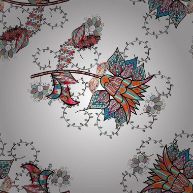 Vektör desen. Çiçek arka plan. Çiçek kompozisyon. -Beyaz, siyah ve tarafsız çiçekler. Çiçek kolaj. Güzel desen küçük çiçek. Doğa.