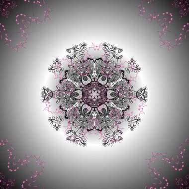 Vektör, nötr gri ve siyah renkler ile Seamless modeli. Şal, duvar kağıtları, arka planlar ve scrapbooks için. Mutlu yıllar, mutlu yıllar ürünleri.