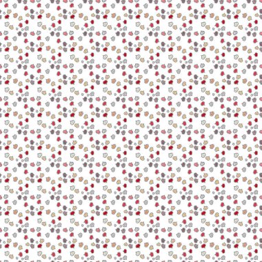 Beyaz, gri ve Pembe dokulu smear kalp şekilleri vektör nesnelerine arka plan üzerinde beyaz, gri ve pembe elemanları ile izole.
