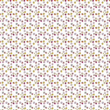 Vektör çizim. Sorunsuz Valentine': s beyaz, gri ve tarafsız elemanları ile. Kalp desen.