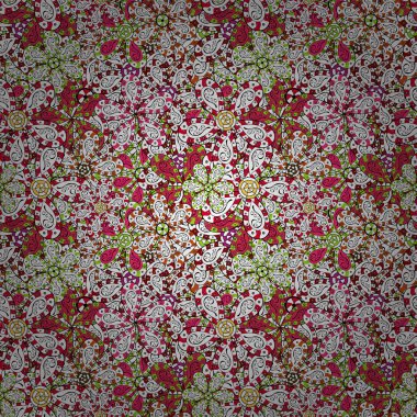 Vektör güzel kumaş deseni. Çiçek arkaplan ile soyut zarafet kusursuz desen.