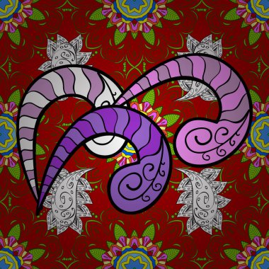 EPS 10. Görüntü için dekore plakaları, porselen, seramik, çanak çömlek. Vektör Mandala el ile çizilmiş öğeleri ve Arapça, Hint, Türk, pakistan, Osmanlı motifleri çiçeklenir. Kırmızı, yeşil ve siyah.