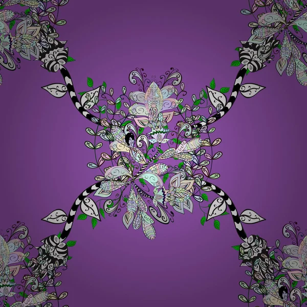 Mandala Livre Coloriage Fleurs Pour Adultes Illustration Vectorielle Coloration Stress — Image vectorielle