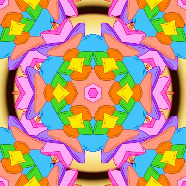 Turuncu, mavi ve pembe renkler. Kartları, davetiyeler, tarihi kartları ve daha birçok kaydetmek için kullanılabilir. Sorunsuz dekoratif arka plan. Karalamalar. Vektör çizim.