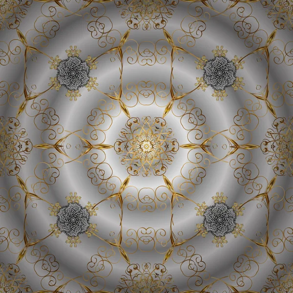 Διάνυσμα Χρυσή Μοτίβο Ornamenta Υφή Μπούκλες Ανατολίτικο Στυλ Αραβουργήματα Χρυσή — Διανυσματικό Αρχείο
