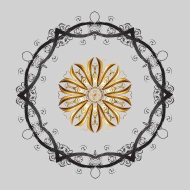 Vektör çizimi. Kar taneli desen. Vektör noel soyut renkli arkaplan ve düşen kar tanesi.