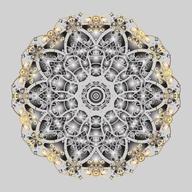 Kar taneleri arka plan. Kış kartı neşeli Noel, yeni yıl ve mutlu tatil vektör çizim. Noel kartı ile altın renkleri altın kar tanesi.