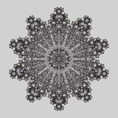 Altın rengi. Vektör çizim. Tatil tasarım Noel ve yeni yıl moda için yazdırır. Kar taneleri arka plan ile Noel kalıbı.