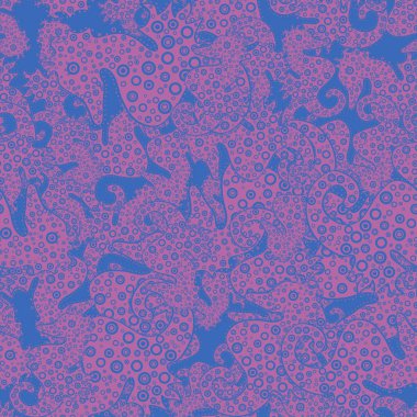Doodles pink, blue and purple on colors. Nice pattern for wrapping paper vector. Seamless pattern Sketch cute background. clipart