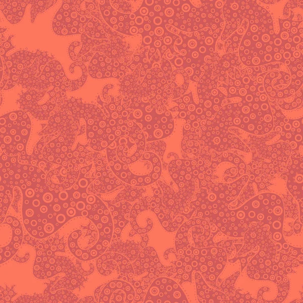 Background Texture Sketch Theme Orange Pink Colors Tribal Art Print — Stock Vector