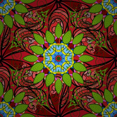 Güzel kumaş deseni. Güzel suluboya çiçek buketi pürüzsüz desen.