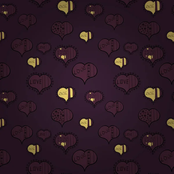 Vektör. Romantik ifade. Tipografi yazı poster. El renkli çekilmiş. Sorunsuz. Tebrik kartları, Sevgililer günü, anneler günü, kadın için ': s gün, kahverengi, siyah ve mor renkler düğün kartları.