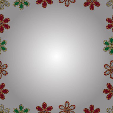 Kusursuz. Vektör çizimi. El çizimi vektör sınır çerçevesi karalamaları.