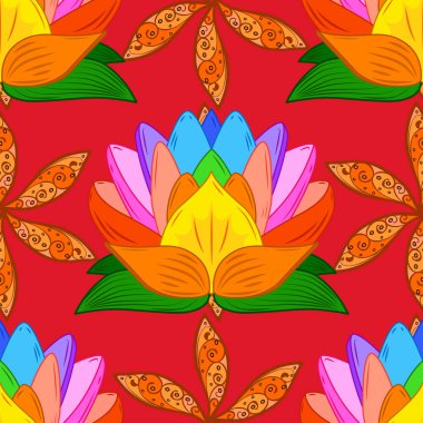 Vektör deseni. Suluboya etkisi. Botanik kusursuz desen. Organik elementler.