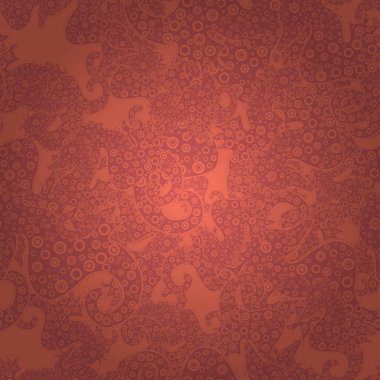 Vector - stock. Seamless Gentle, spring on pink and orange colors. Modern stylish texture. clipart
