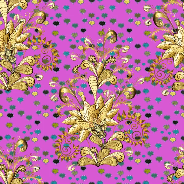 Small colorful flowers. Summer floral background with flowers. Vector cute pattern in small flower. Seamless. The elegant the template for fashion prints. Motley illustration.