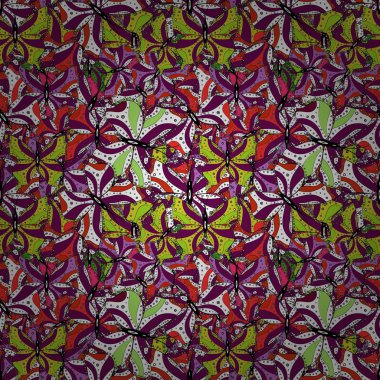 Seamless modeli. Web sayfası arka plan, duvar kağıdı, tekstil, yüzey dokuları için mükemmel. Vektör. Vektör çizim. Mor, siyah ve beyaz zemin üzerine suluboya kelebekler.