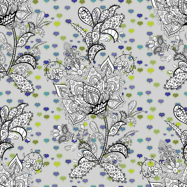 Niedliches Blumenmuster Der Kleinen Blume Abstrakte Blume Nahtlose Muster Hintergrund — Stockvektor