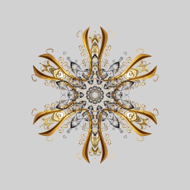 Geleneksel klasik süs. Arabesk ile klasik model. Arabesk ve çiçek elementli doğu vektör deseni.