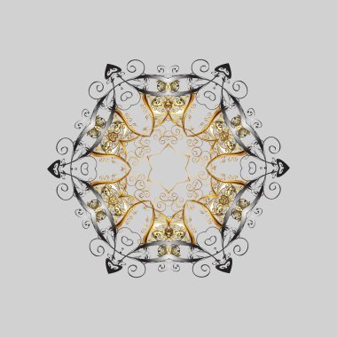 Zentangle kış kar tanesi Noel, yeni yıl için. Yetişkin boyama sayfaları, Sanat Terapisi, bohem dövme için serbest sanatsal etnik illüstrasyon, t-shirt desenli baskı, poster, logo vektör tasarımı.