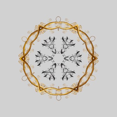 Vintage desen ile arabesk. Geleneksel klasik süs. Oryantal vektör desen arabesk ve çiçek öğeleri.