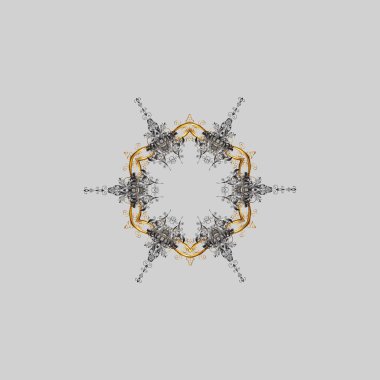 Vektör Noel renkli arka plan ile düşen kar tanesi. Kar tanesi arka plan. Vektör çizim.