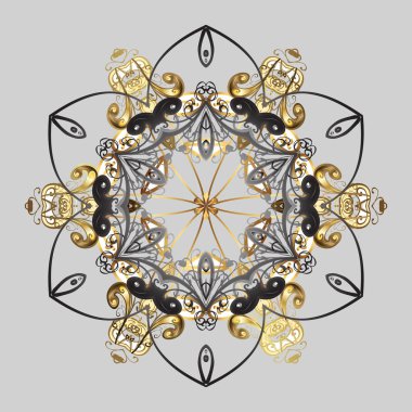 Vektör çizim. Kış arka plan. Noel kar taneleri ile arka plan. Vektör Noel renkli arka plan ile sevimli kar tanesi.