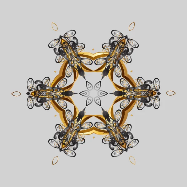 Kar tanesi simgesi, izole. Vektör kar tanesi simgesi. Vektör çizim. Vektör kış kar taneleri renkli arka plan üzerinde. Düz tasarım.