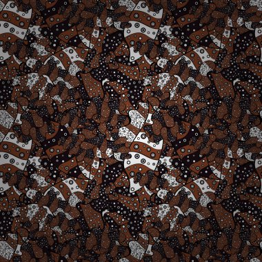 Dikişsiz desen arka plan. Siyah, gri ve kahverengi renkleri üzerinde karalamalar. Suluboya, elle çizilmiş. Vektör çizim. -hisse senedi. Tasarım ve hediye paketleme kağıt, tebrik kartları, afiş ve posterler tasarım.