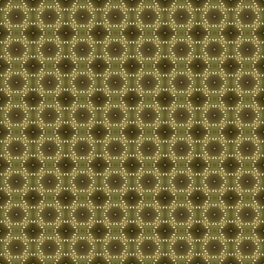 Sorunsuz vektör arka plan. Duvar kağıdı Barok, Şam. Sorunsuz çiçek desenli. Yeşil ve kahverengi renkleri üzerinde grafik modern seamless modeli.