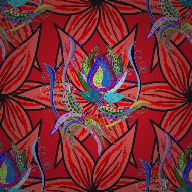 Kusursuz etnik tasarım. Çiçekleri, deniz kabukları, mandalaları ve suluboya efektleriyle donanma geçmişi. Yatak çarşafları, ceket, paket tasarımı, kumaş ve moda kavramları için tekstil baskısı.