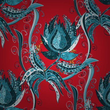 Güzel kumaş deseni. Güzel suluboya çiçek buketi pürüzsüz desen.