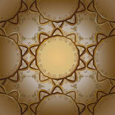 Kar Taneleri Karalamaları. El Çizimi Noel Vektörü illüstrasyonu. Yeni Yıl Dekoratif Kar Taneleri Arkaplanı.