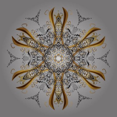 Sevimli Desen. Sevimli kar tanesi ile Vektör noel soyut renkli arka plan. Vektör illüstrasyon. Noel Kar Taneleri Arka Plan. Kar taneleri deseni.