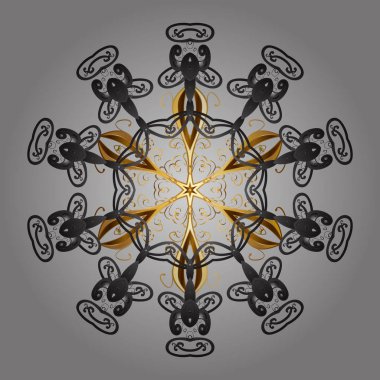 Vektör Noel renkli arka plan ile sevimli kar tanesi. Vektör çizim. Noel kar taneleri ile arka plan. Kış arka plan.