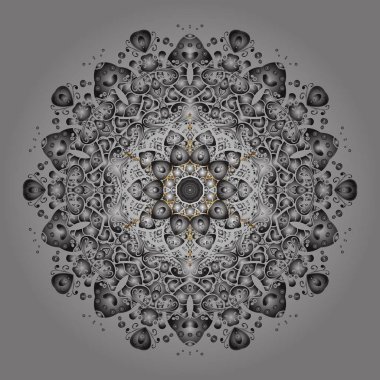 Kış sembolü. Güzel dekorasyon. Altın renkleri üzerinde izole suluboya kar taneleri. İllüstrasyon kar tanesi.