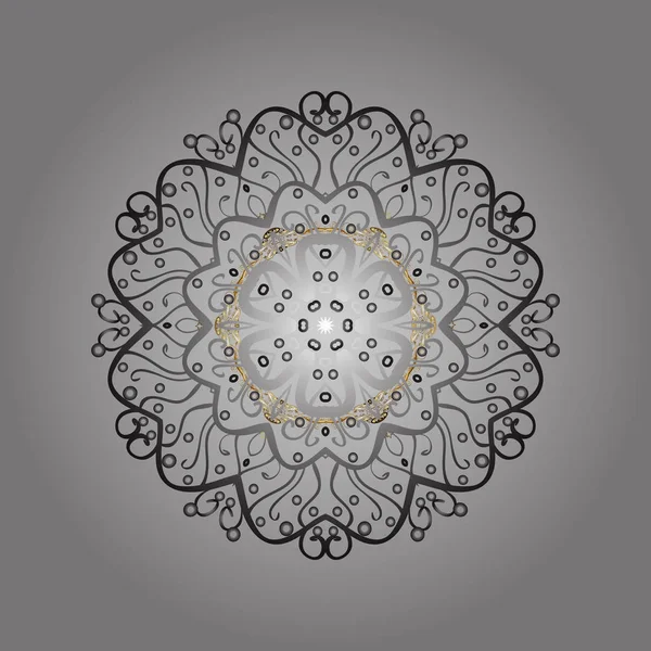 Symbole Hiver Illustration Vectorielle Flocons Neige Belle Décoration Flocons Neige — Image vectorielle