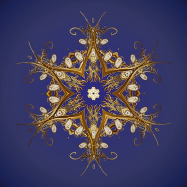 Kartpostal için sevimli, basit vektör kar taneleri ve tekstil için poster grafik tasarımı, ambalaj kağıdı, el yapımı Noel tarzı kış arkaplanları. Vektör çizimi. Kış karalamaları el çizimi kar tanesi.