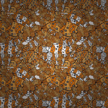 Soyut motif arkaplanı. Vektör çizimi. Ultraviyole kumaş deseni.