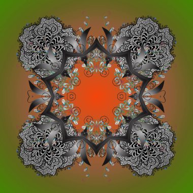 Kar tanesi vektör arka plan rengi. Xmas frost kar pul izole siluet simge. Vektör çizim. Kış Noel kar düz kristal öğesi. Hava illüstrasyon buz koleksiyonu.