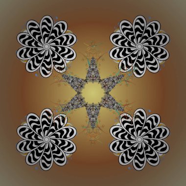 Kış Noel kar düz kristal öğesi. Kar tanesi vektör simge arka plan rengi. Xmas frost kar pul izole siluet simge. Hava illüstrasyon buz koleksiyonu. Vektör çizim.