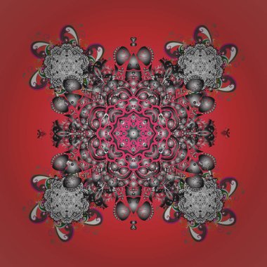 Kar tanesi vektör arka plan rengi. Vektör çizim. Xmas frost kar pul izole siluet simge. Hava illüstrasyon buz koleksiyonu. Kış Noel kar düz kristal öğesi.