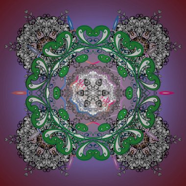 Düz tasarım. Vektör çizim. Grafik öğesi dekorasyon. Sembol dondurulmuş, kış, Noel, yeni yıl tatili. Siluet snow flake izole arka plan oturum açın. Kar tanesi mozaik simgesi.