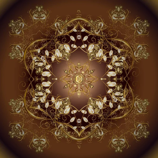 Renkli arkaplanda kar taneleri kışın yeni yıl çerçevesini süslüyor.