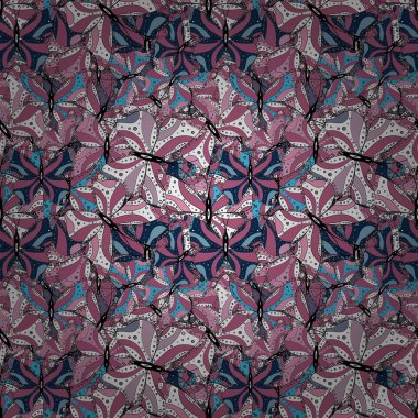 Kibarca, beyaz, pembe ve mavi renkler üzerinde karalamalar. Soyut sorunsuz vektör desen elle çizilmiş çiçek öğeleri.