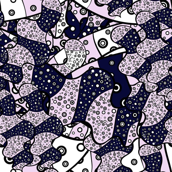 Abstraktes Motiv Hintergrund Nahtloses Muster Vektorillustration Ultramodisches Stoffmuster — Stockvektor
