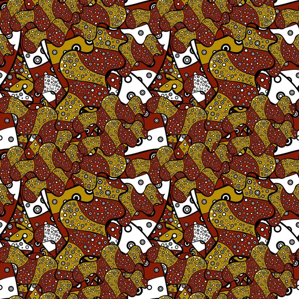 Impressão Arte Tribal Fundo Vintage Padrão Sem Emenda Vetorial Étnico —  Vetores de Stock