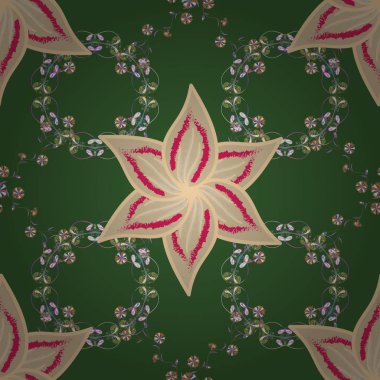 Kusursuz vektör deseni. Güzel kumaş deseni. Çiçek arka planı.