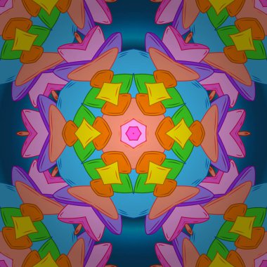 Kına stil vektör. Sorunsuz süsleme yazdırma. Etnik Mandala havlu. Kartvizit arka plan boyama kitabı, zemin, tekstil, tebrik için kullanılabilir. Sınır Hint desenli patten.